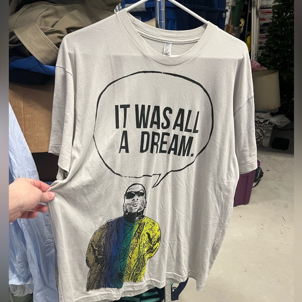 Notorious B.I.G. Biggie Smalls It Was All a Dream T Shirt American Apparel XL